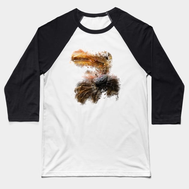 Fiddler Crab Baseball T-Shirt by ElviraDraat